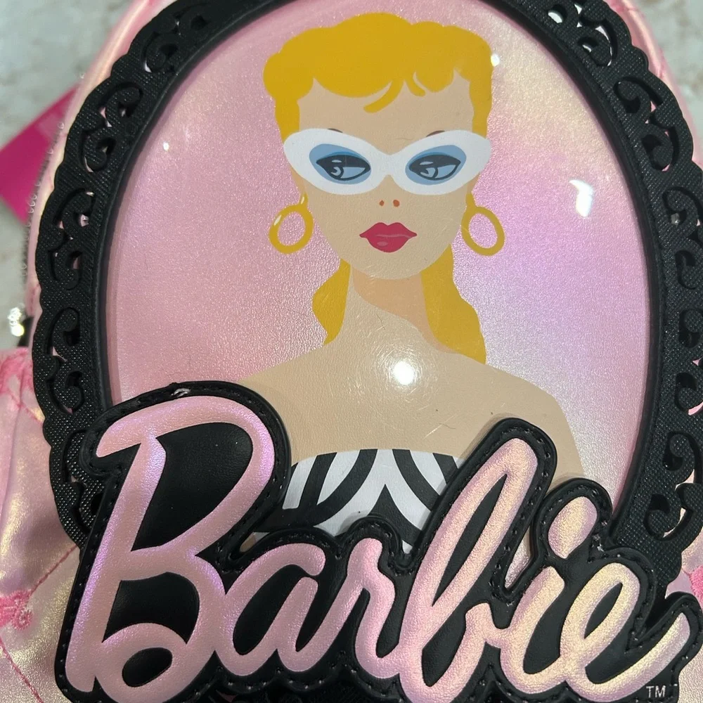 Loungefly Barbie Pink and Black Fashion Backpack-NWT - Picture 8 of 8